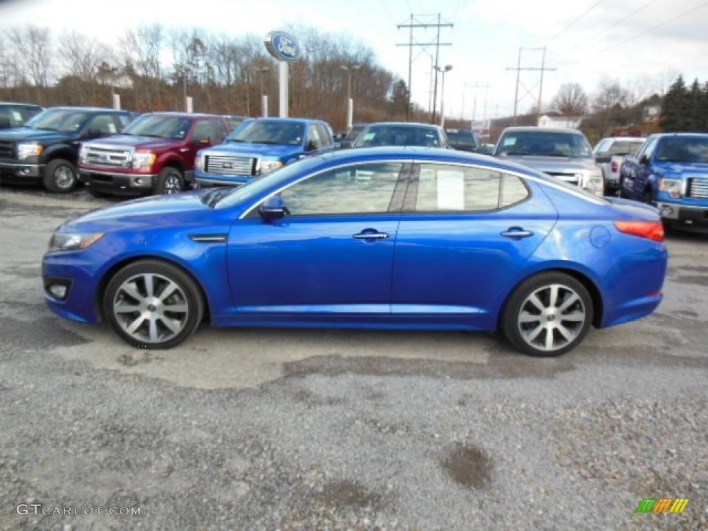 Corsa Blue 2011 Kia Optima SX Exterior Photo #74664183