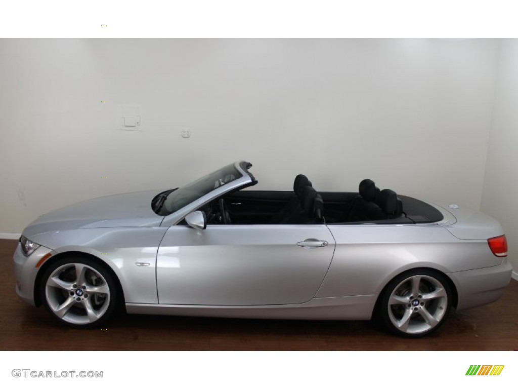 2009 3 Series 335i Convertible - Titanium Silver Metallic / Black photo #11