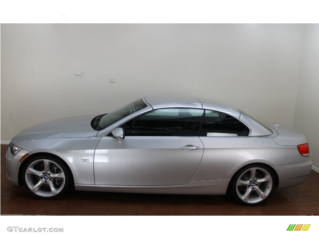 2009 3 Series 335i Convertible - Titanium Silver Metallic / Black photo #12