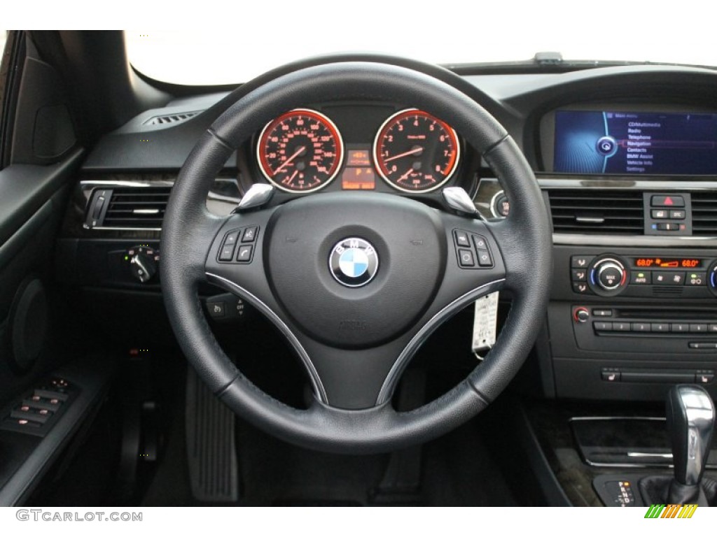 2009 3 Series 335i Convertible - Titanium Silver Metallic / Black photo #36