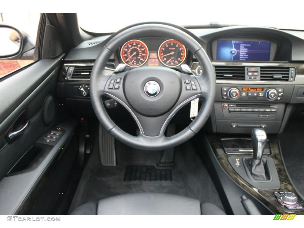 2009 3 Series 335i Convertible - Titanium Silver Metallic / Black photo #37