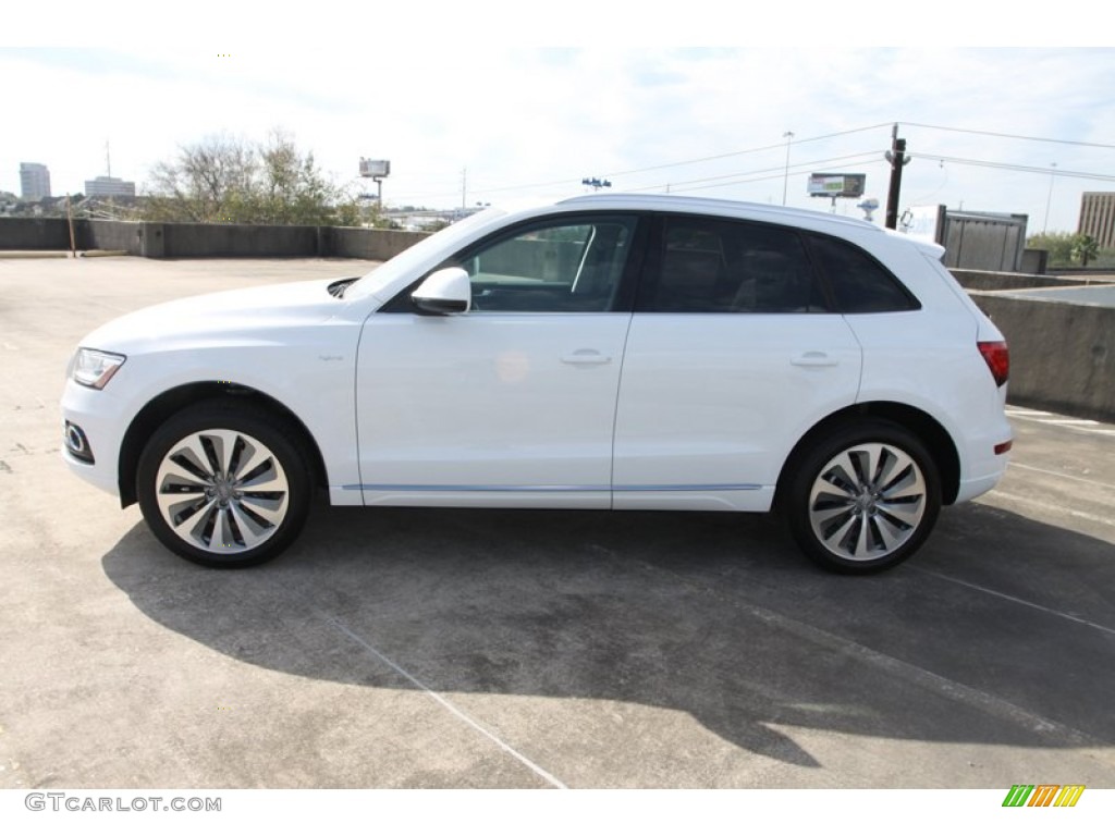 Ibis White 2013 Audi Q5 2.0 TFSI hybrid quattro Exterior Photo #74665279