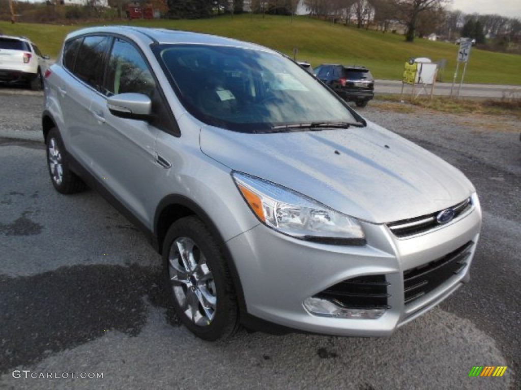 2013 Escape SEL 2.0L EcoBoost 4WD - Ingot Silver Metallic / Charcoal Black photo #2