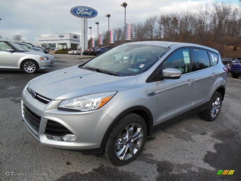 2013 Escape SEL 2.0L EcoBoost 4WD - Ingot Silver Metallic / Charcoal Black photo #4