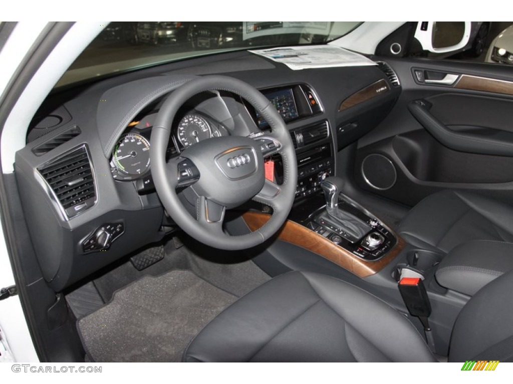 Black Interior 2013 Audi Q5 2.0 TFSI hybrid quattro Photo #74665411