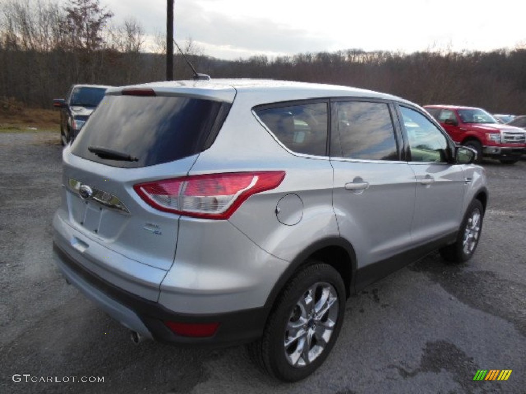 2013 Escape SEL 2.0L EcoBoost 4WD - Ingot Silver Metallic / Charcoal Black photo #8