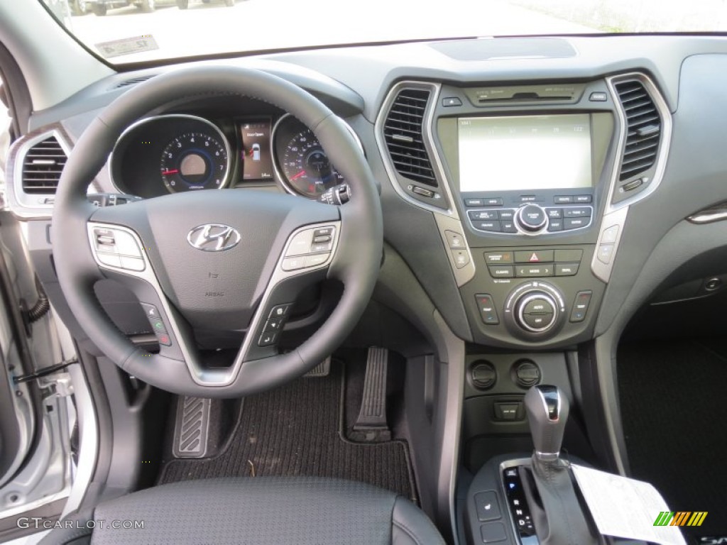 2013 Hyundai Santa Fe Sport 2.0T Black Dashboard Photo #74665715