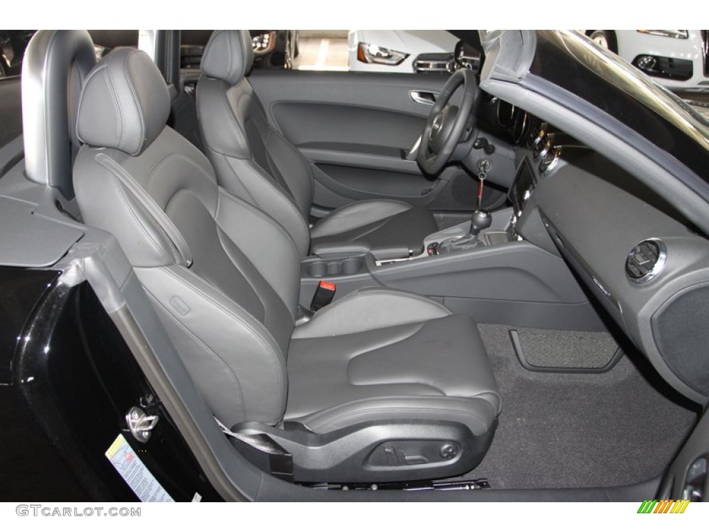 Black Interior 2013 Audi TT 2.0T quattro Roadster Photo #74666266