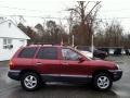 2004 Merlot Red Hyundai Santa Fe GLS 4WD  photo #8