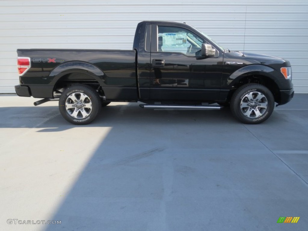 Tuxedo Black Metallic 2013 Ford F150 STX Regular Cab Exterior Photo #74667785