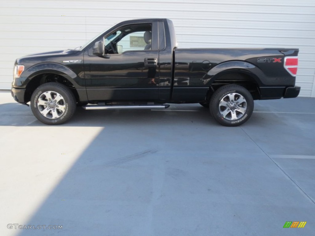 Tuxedo Black Metallic 2013 Ford F150 STX Regular Cab Exterior Photo #74667834