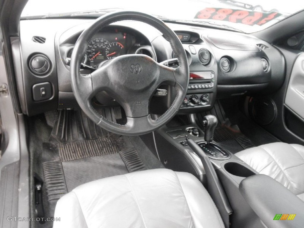 Black/Light Gray Interior 2002 Dodge Stratus R/T Coupe Photo #74669044