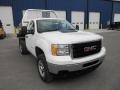 Summit White - Sierra 3500HD Regular Cab 4x4 Dump Truck Photo No. 2