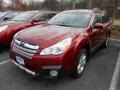 2013 Venetian Red Pearl Subaru Outback 2.5i Premium  photo #3