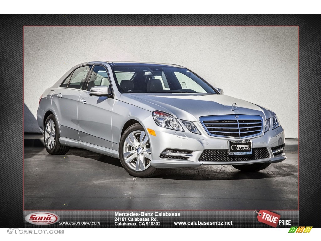 2013 E 350 BlueTEC Sedan - Iridium Silver Metallic / Ash/Dark Grey photo #1