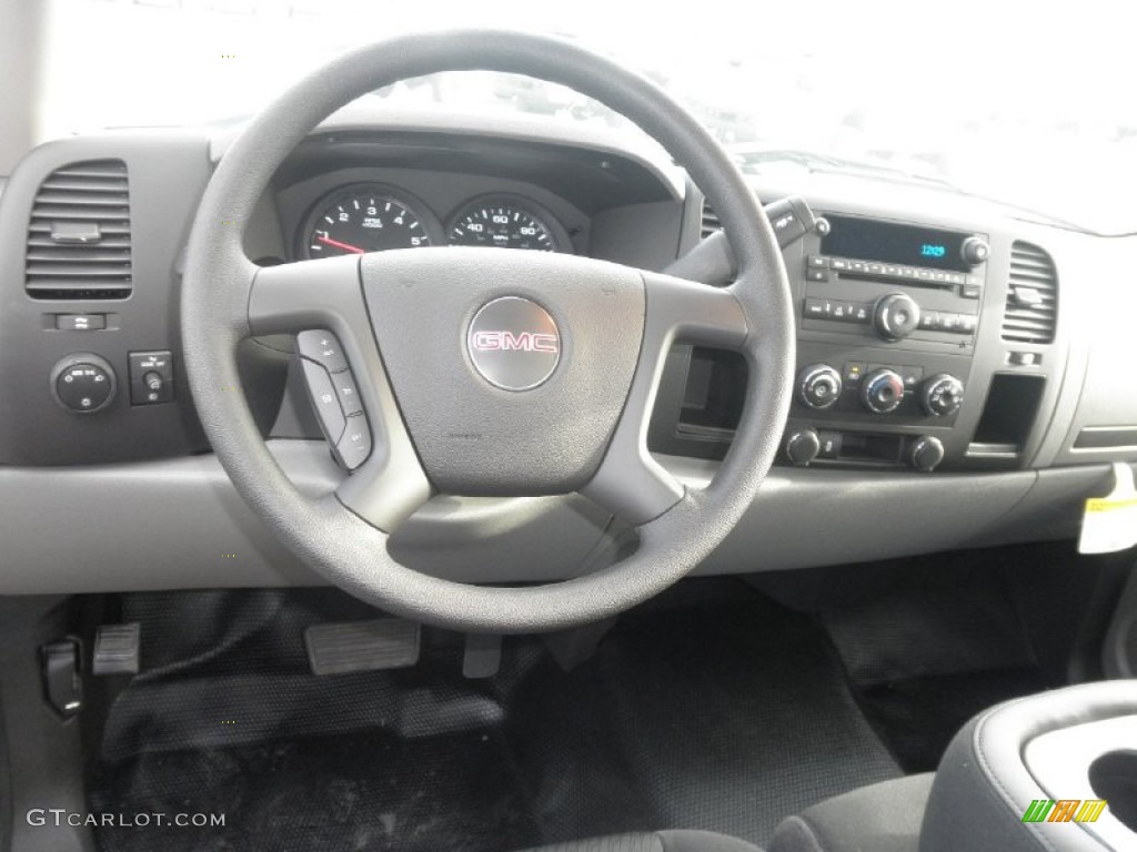 2013 Sierra 1500 Regular Cab - Stealth Gray Metallic / Dark Titanium photo #9