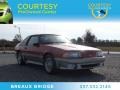 Wild Strawberry Metallic 1990 Ford Mustang GT Coupe