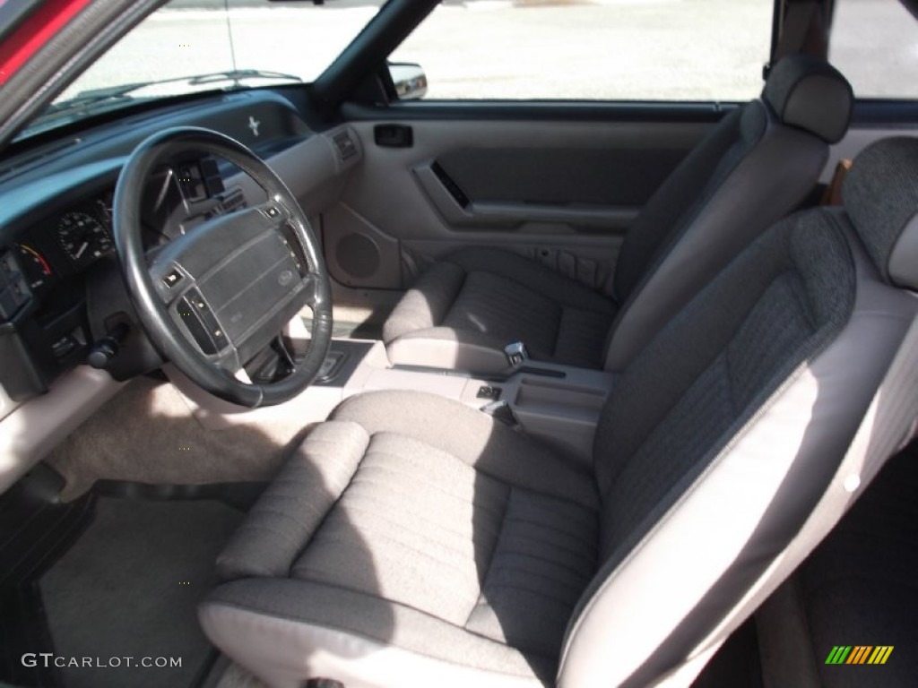 1990 Ford Mustang GT Coupe Interior Color Photos