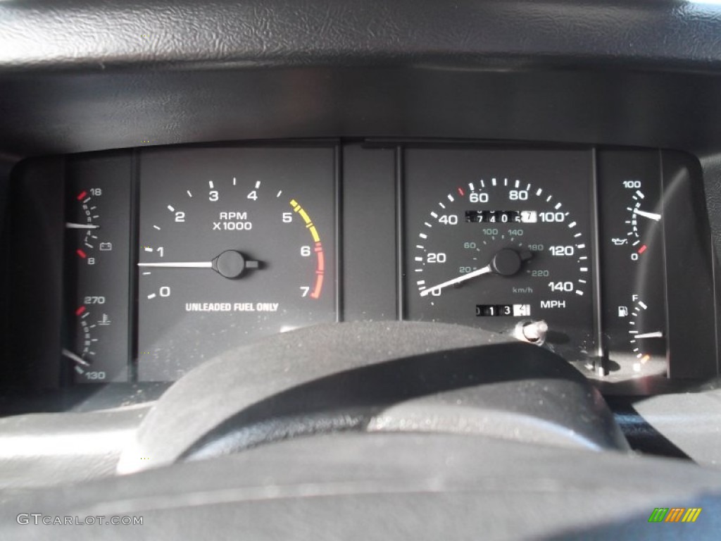 1990 Ford Mustang GT Coupe Gauges Photo #74670755