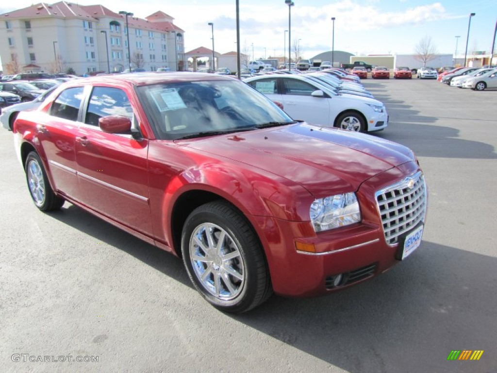 2007 300 Touring AWD - Inferno Red Crystal Pearlcoat / Dark Slate Gray/Light Graystone photo #1