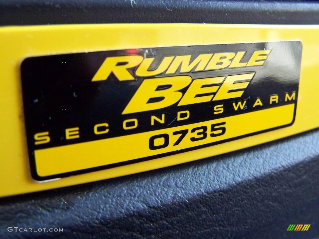 2005 Ram 1500 SLT Rumble Bee Regular Cab 4x4 - Solar Yellow / Dark Slate Gray photo #20