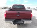 2009 Royal Red Metallic Ford F250 Super Duty Lariat Crew Cab 4x4  photo #3