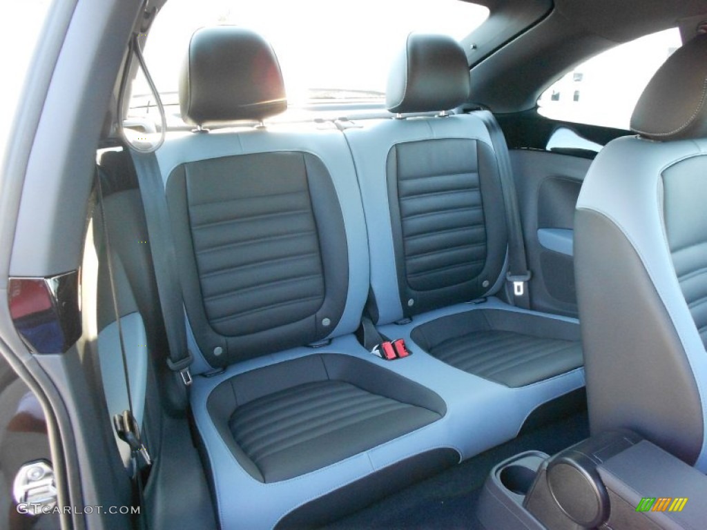 2013 Volkswagen Beetle Turbo Rear Seat Photo #74675448