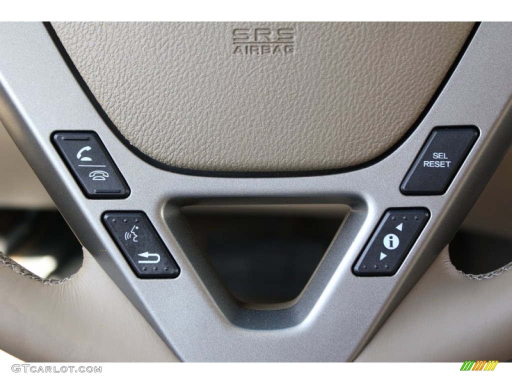 2013 MDX SH-AWD Technology - Aspen White Pearl / Parchment photo #28