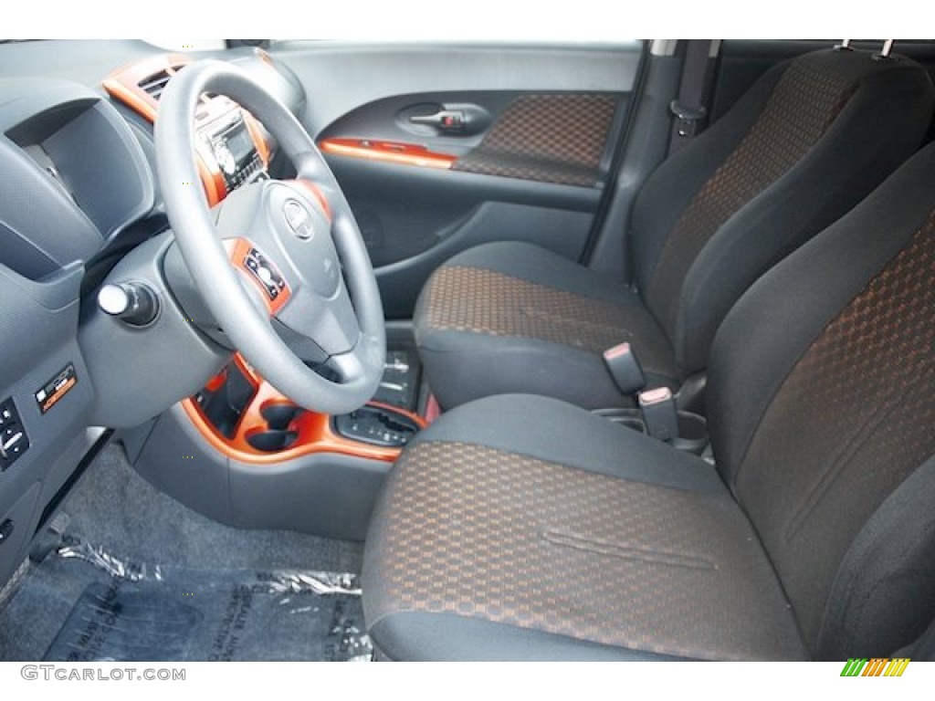 Charcoal Gray/Lava Orange Interior 2008 Scion xD Release Series 1.0 Photo #74676843
