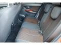 2008 Scion xD Charcoal Gray/Lava Orange Interior Rear Seat Photo