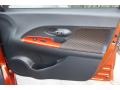 2008 Scion xD Charcoal Gray/Lava Orange Interior Door Panel Photo