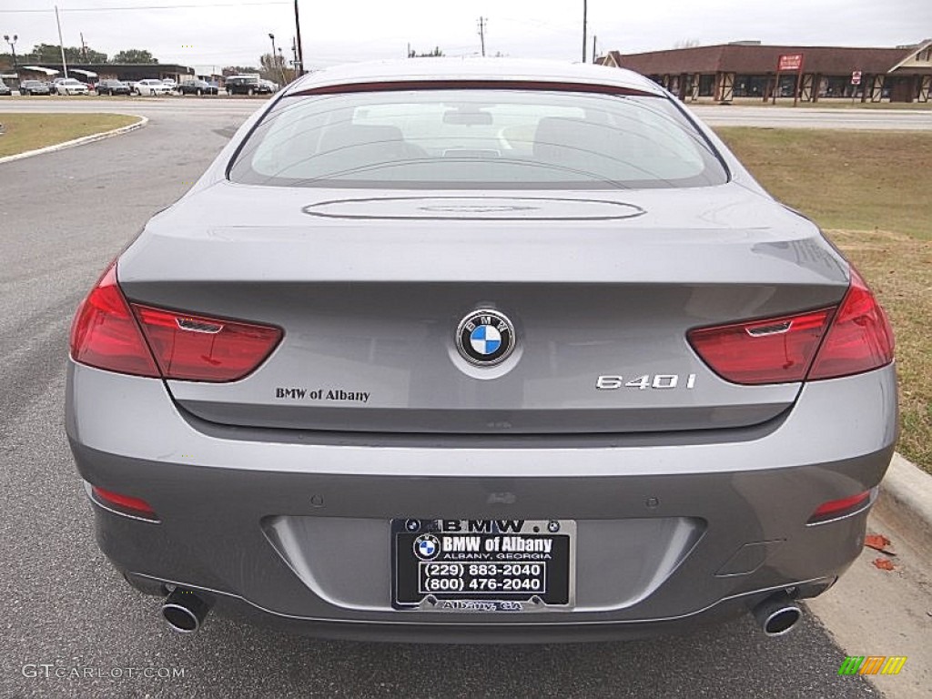 2013 6 Series 640i Gran Coupe - Space Gray Metallic / Black photo #5