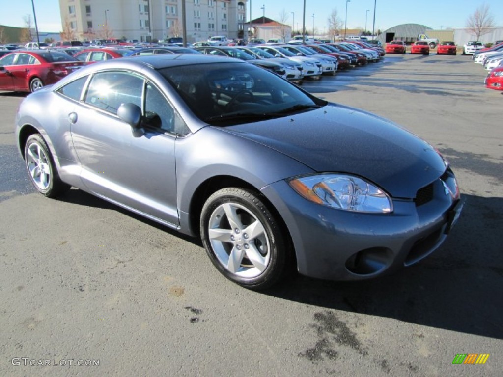 2008 Eclipse GS Coupe - Satin Meisai Gray Pearl / Dark Charcoal photo #1