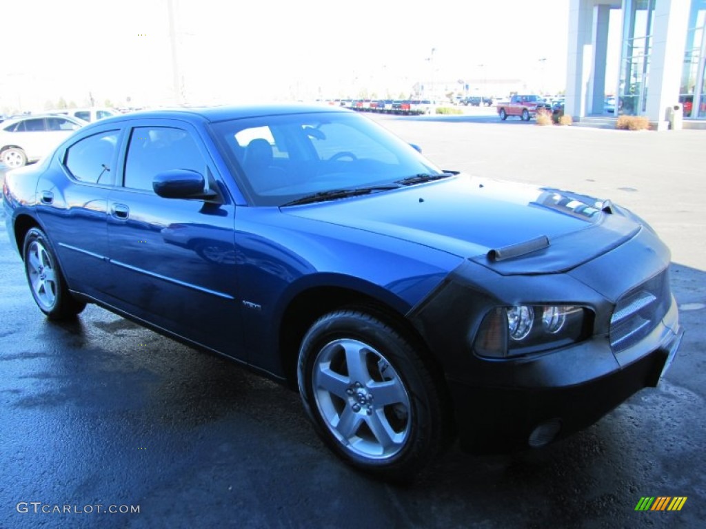 2009 Charger R/T - Deep Water Blue Pearl / Dark Slate Gray photo #1