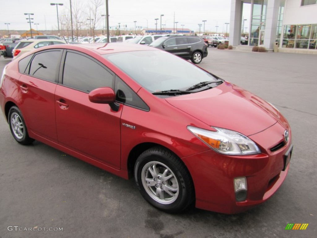 2010 Prius Hybrid III - Barcelona Red Metallic / Misty Gray photo #1