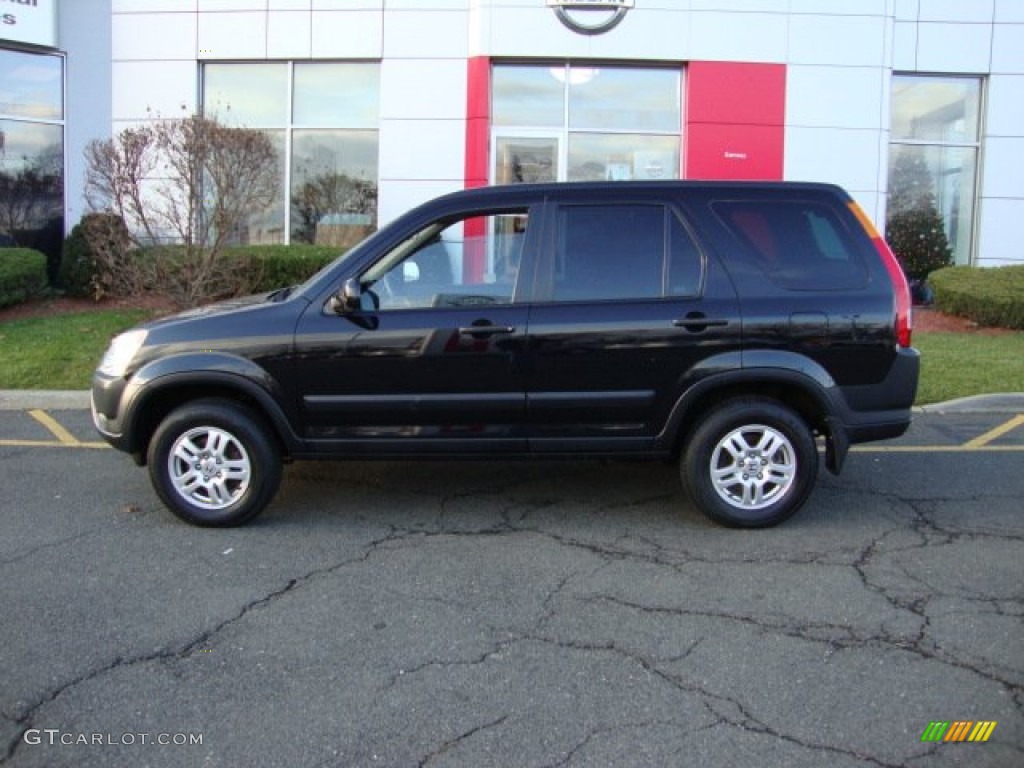 2004 CR-V EX 4WD - Nighthawk Black Pearl / Black photo #2