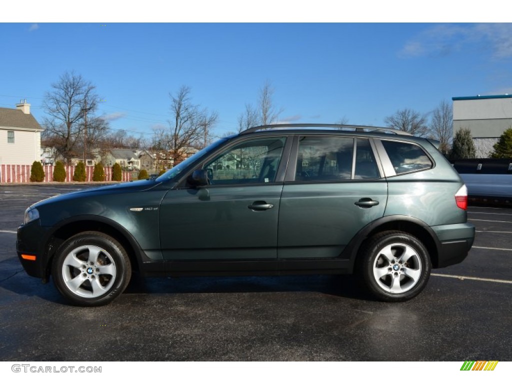 Highland Green Metallic 2007 BMW X3 3.0si Exterior Photo #74678909