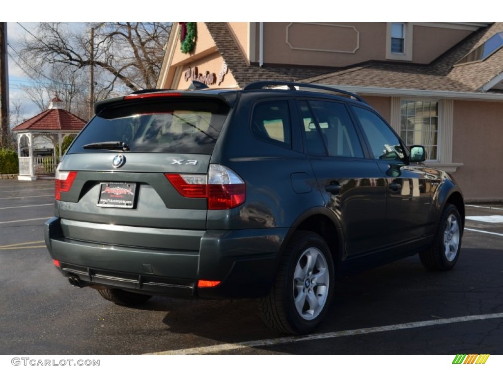 2007 X3 3.0si - Highland Green Metallic / Tobacco photo #7