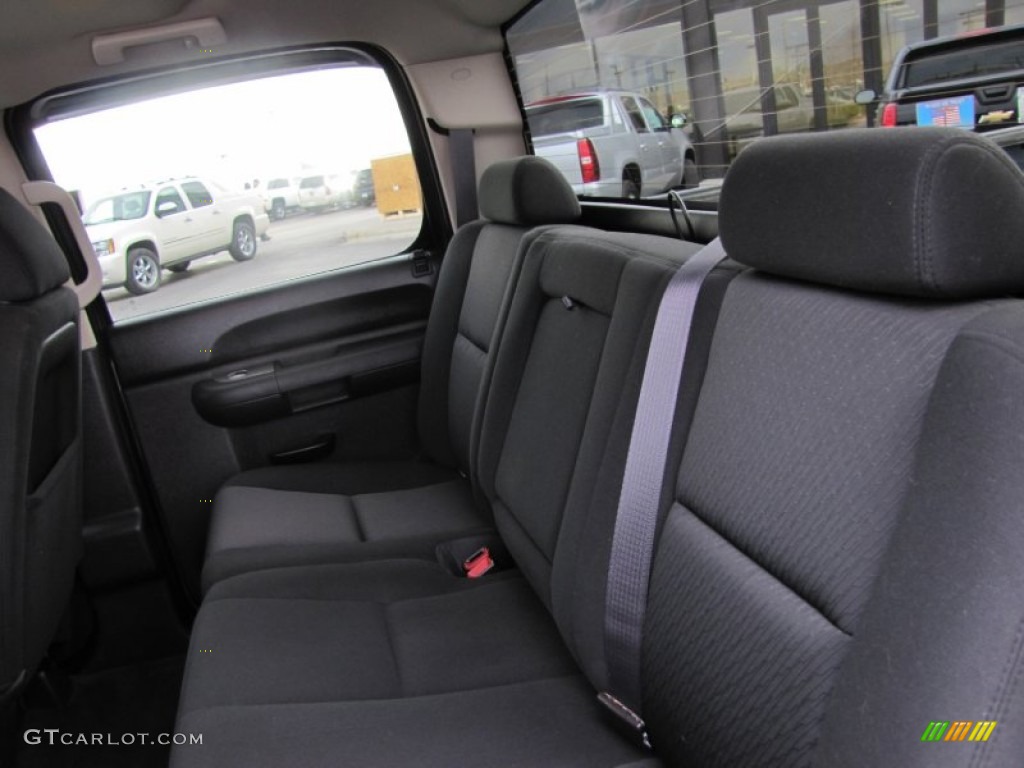 2012 Sierra 1500 SLE Crew Cab 4x4 - Stealth Gray Metallic / Ebony photo #10