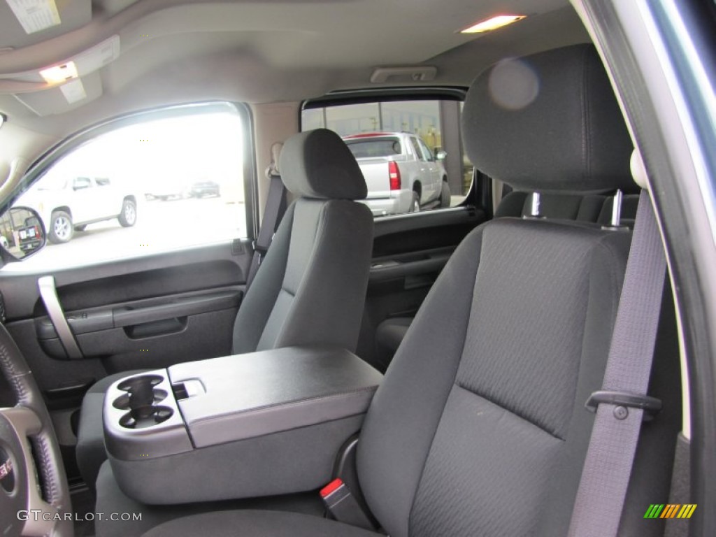 2012 Sierra 1500 SLE Crew Cab 4x4 - Stealth Gray Metallic / Ebony photo #15
