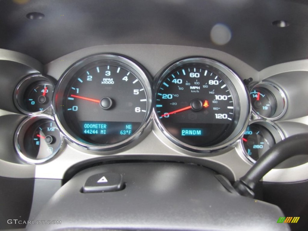 2012 Sierra 1500 SLE Crew Cab 4x4 - Stealth Gray Metallic / Ebony photo #21
