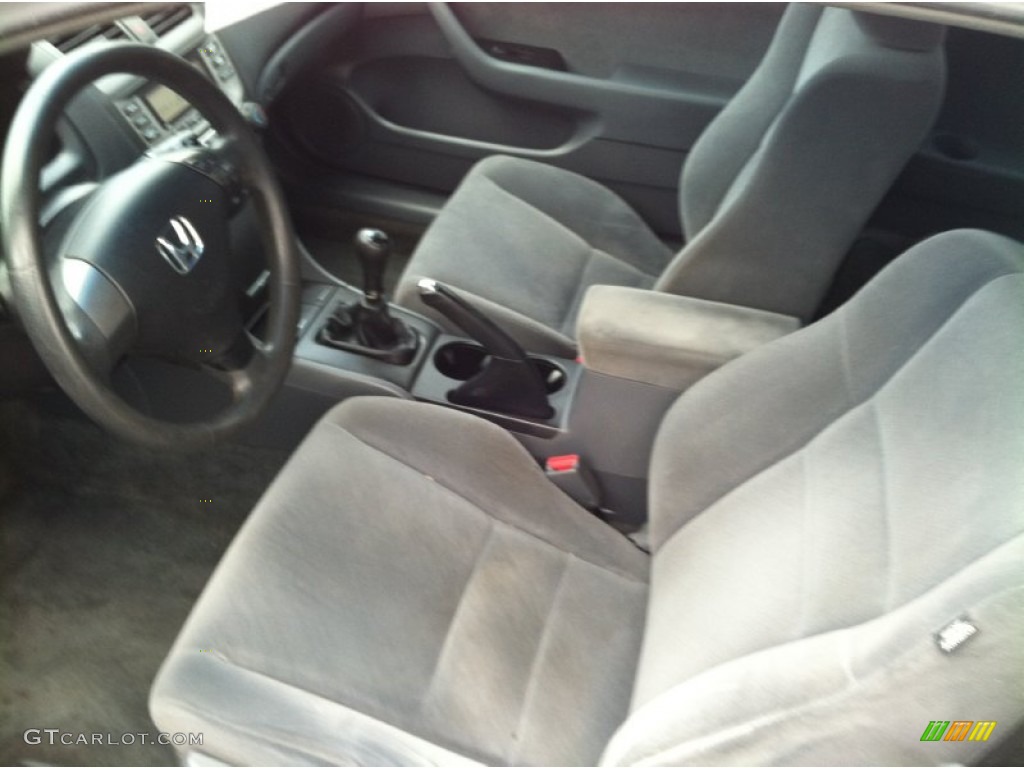 2006 Accord LX Coupe - Alabaster Silver Metallic / Gray photo #8