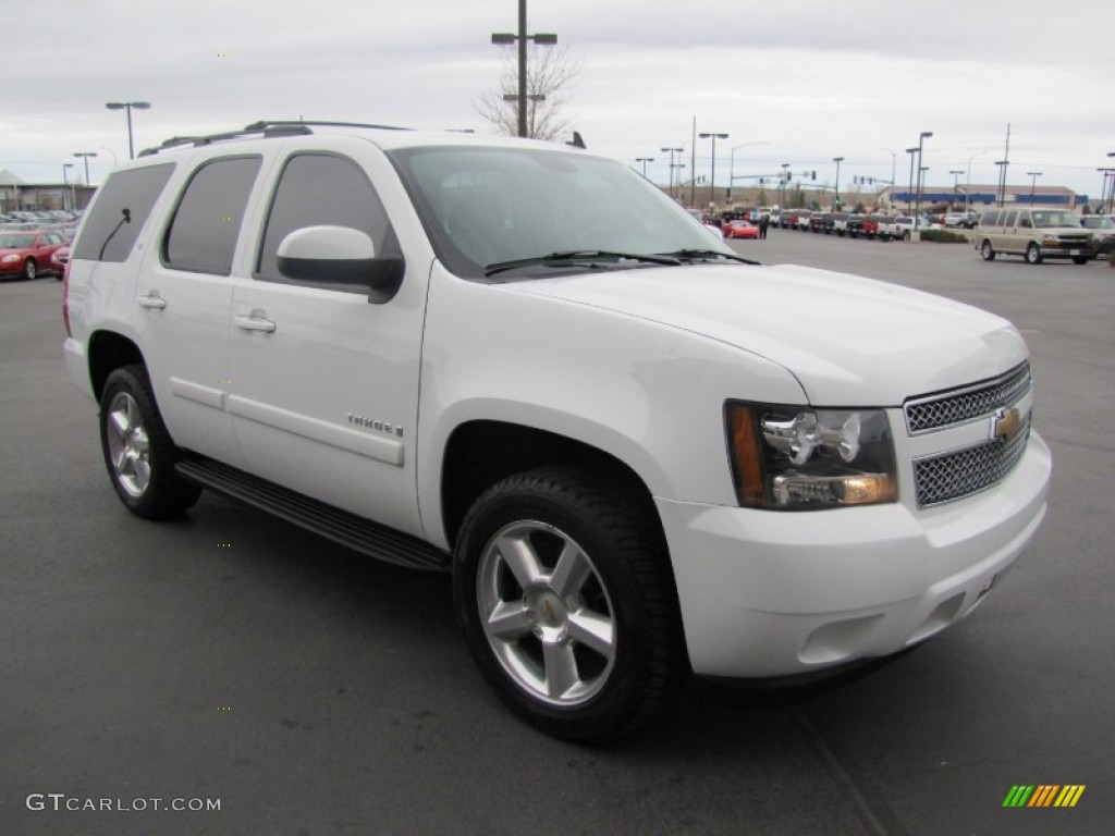 2007 Tahoe LT 4x4 - Summit White / Dark Titanium/Light Titanium photo #1