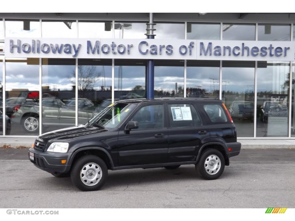 2001 CR-V LX 4WD - Nighthawk Black Pearl / Dark Gray photo #1