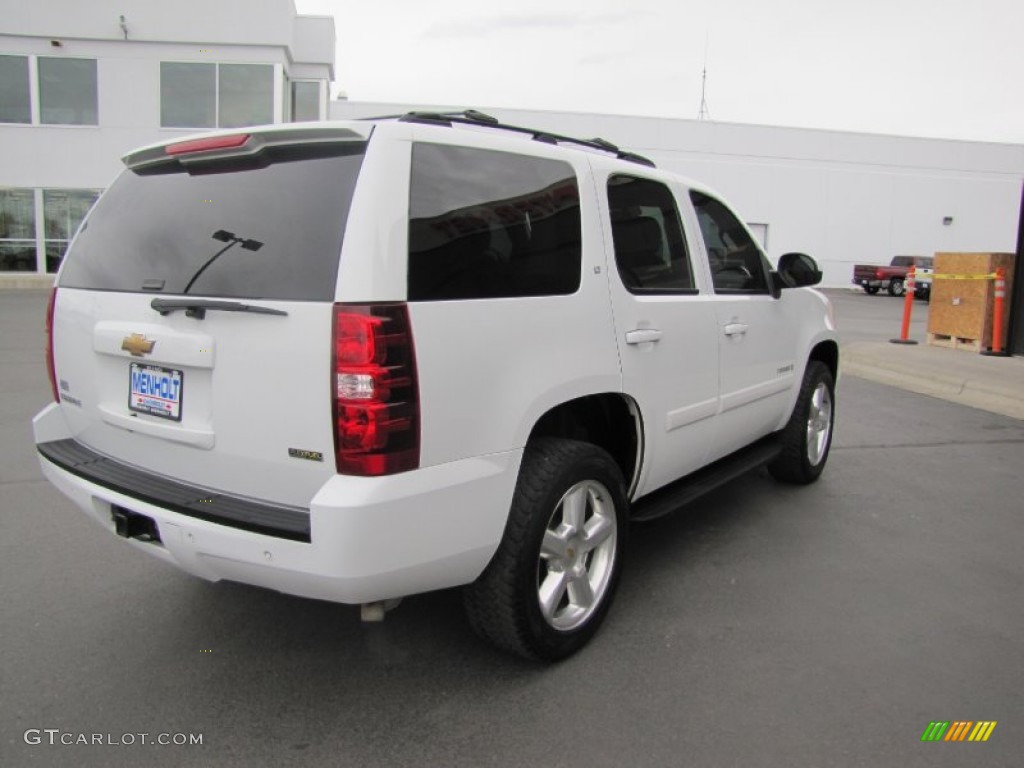 2007 Tahoe LT 4x4 - Summit White / Dark Titanium/Light Titanium photo #7