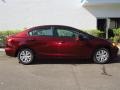 Crimson Pearl - Civic LX Sedan Photo No. 2