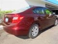 Crimson Pearl - Civic LX Sedan Photo No. 3