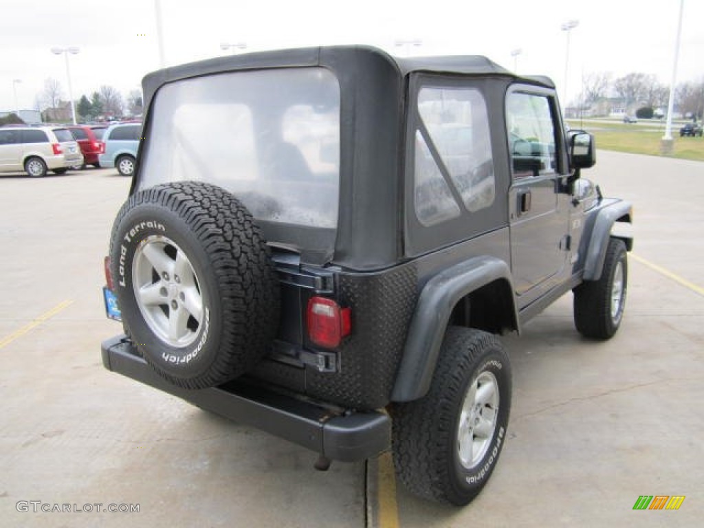 2002 Wrangler X 4x4 - Steel Blue Pearl / Agate Black photo #5