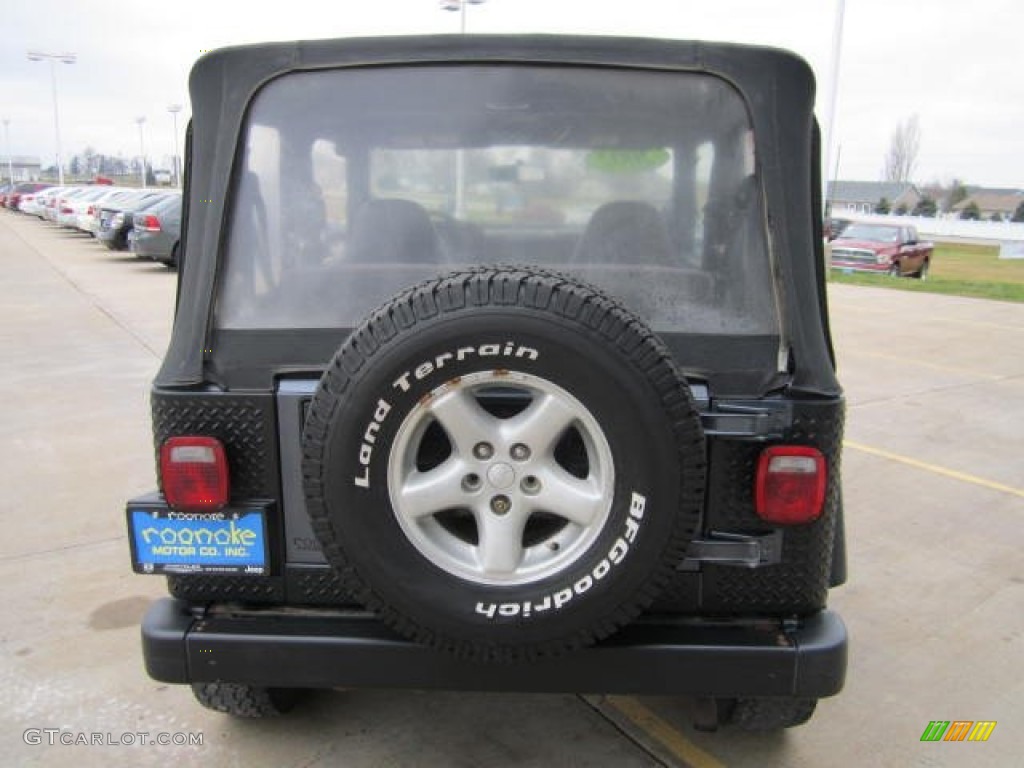 2002 Wrangler X 4x4 - Steel Blue Pearl / Agate Black photo #9