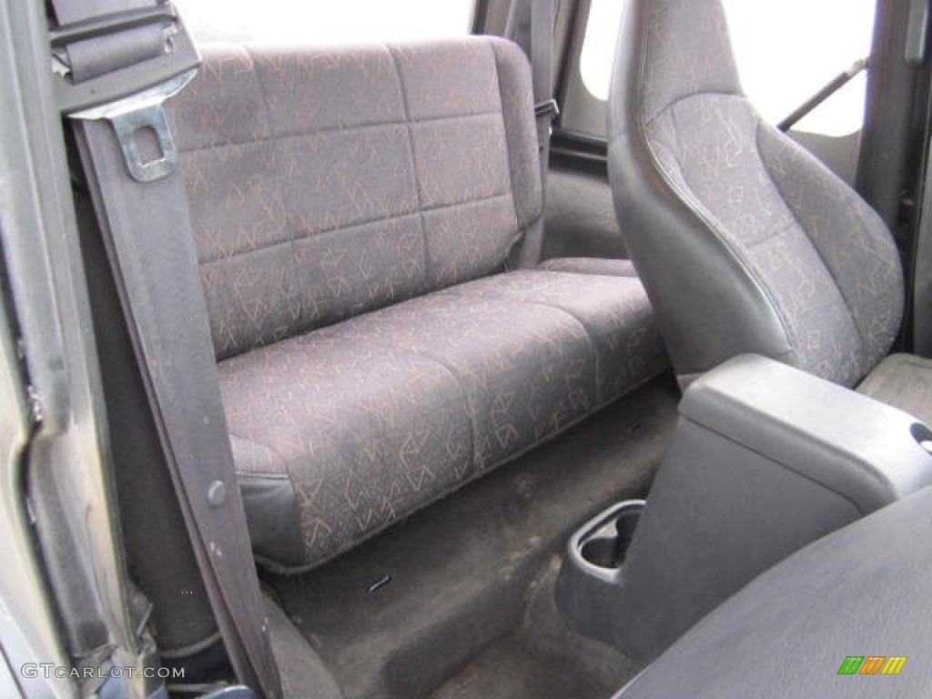 Agate Black Interior 2002 Jeep Wrangler X 4x4 Photo #74681462